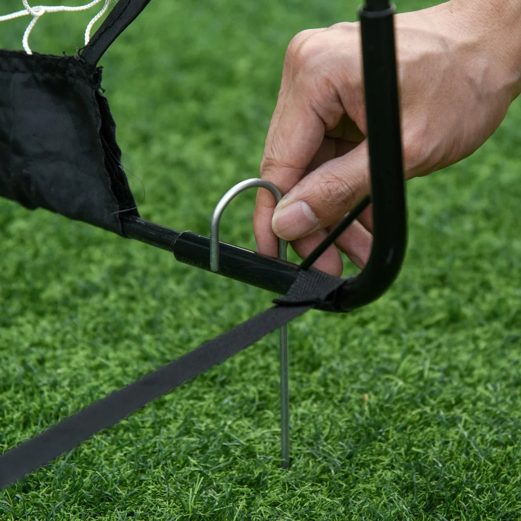 Soccer Goals for Backyard Set 2pcs ,Portable Training Football Net ,Set includes two nets，186x90x90 cm，Indoor and Outdoor Children’s Football Match Door Frame，Suitable for gardens and playgrounds