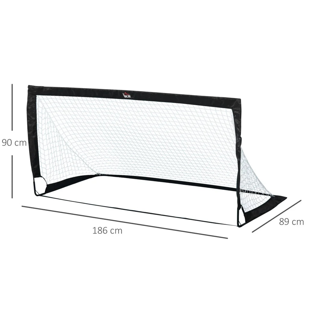 Soccer Goals for Backyard Set 2pcs ,Portable Training Football Net ,Set includes two nets，186x90x90 cm，Indoor and Outdoor Children’s Football Match Door Frame，Suitable for gardens and playgrounds