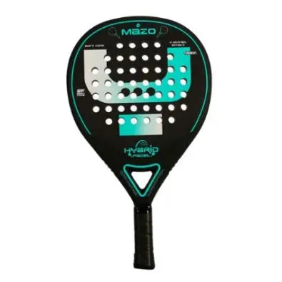 Hybrid Padel Mazo Carbon - Padel racket with carbon construction, soft foam core for control, ideal for advanced players, versatile for both attack and precision, and designed with high aesthetics and durability.