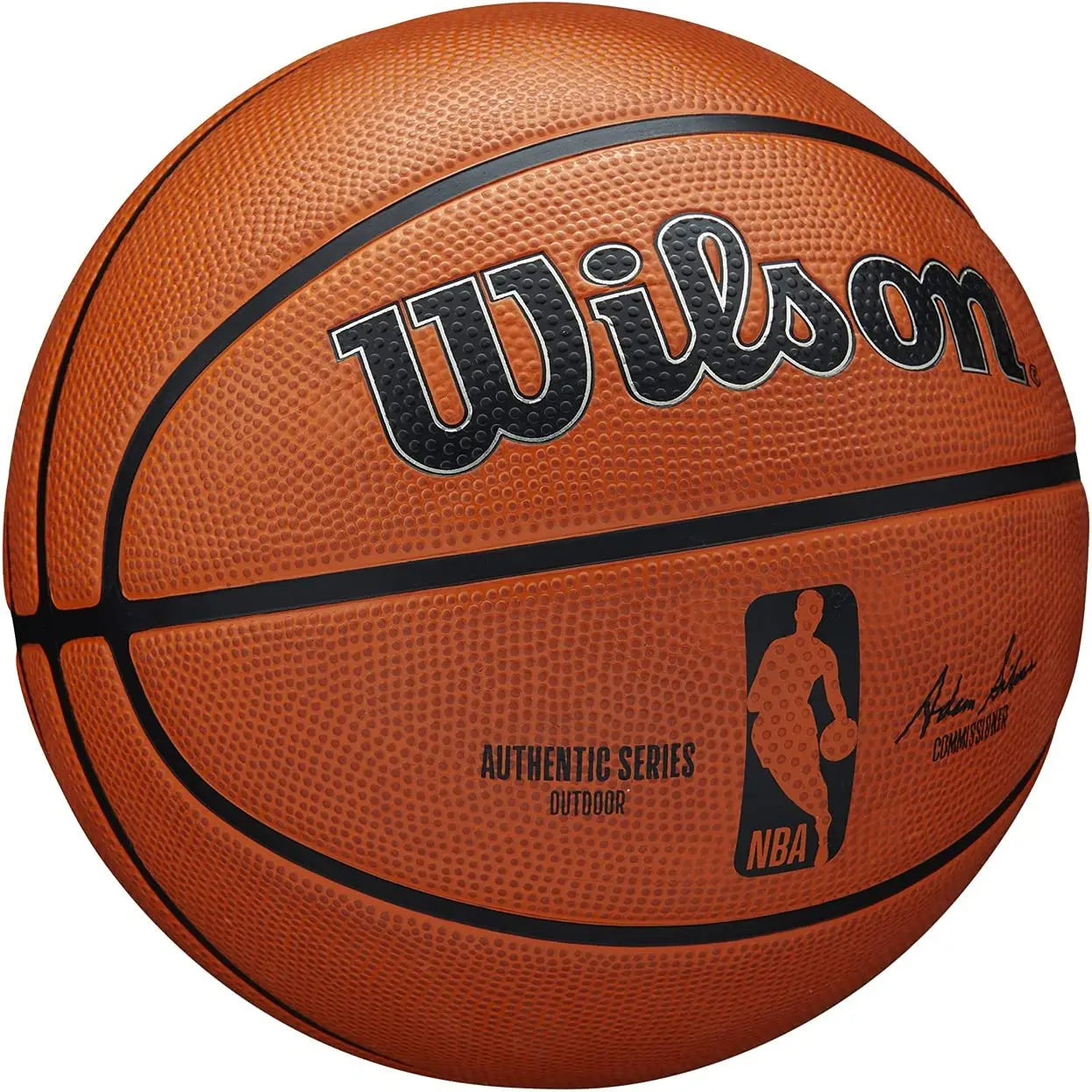 Wilson NBA Basketball Ball, Authentic Series, Official NBA Design, Size 5 to 7