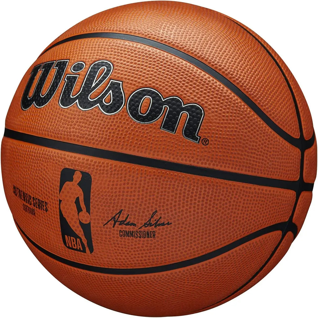 Wilson NBA Basketball Ball, Authentic Series, Official NBA Design, Size 5 to 7
