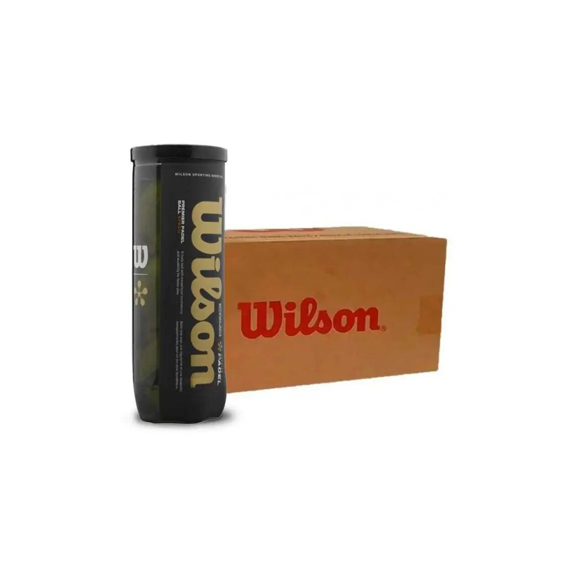 WILSON Premier Speed Padel Balls - Official Premier Padel with high durability, available in packs of 3, 6, 12, or a case of 24, featuring a durable core for advanced players, perfect for competitive training and professional