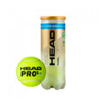 HEAD PADEL PRO S+ Balls Set of 3 for Padel - Enhanced durability with exclusive felt, innovative core for long-lasting pressure, and sustainable packaging, perfect for all levels of players.
