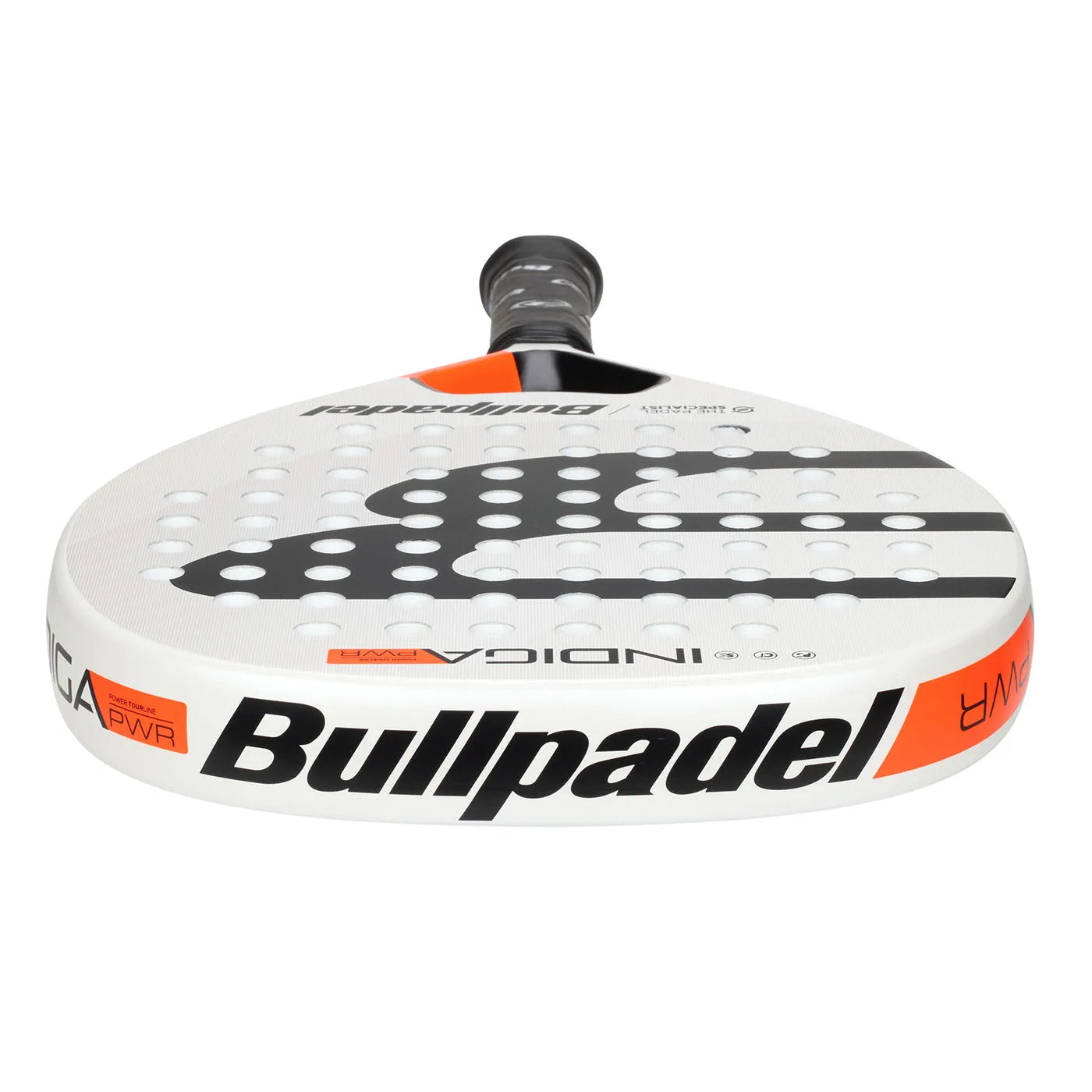 BULLPADEL INDIGA W 2025 - Lightweight women's padel racket, 350-360g, round shape for control, SoftEva core for comfort, and CarbonTube frame for stability, perfect for beginner to advanced players seeking performance and sty