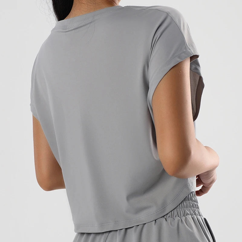 Top Deportivo Holgado Mujer — Secado Rápido para Yoga, Running y Gym