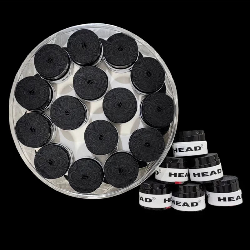 30pcs head Tennis Overgrip Padel Racket head Tenis Grip Tape Anti Slip Training Replacement Sweatband Badminton Accessories