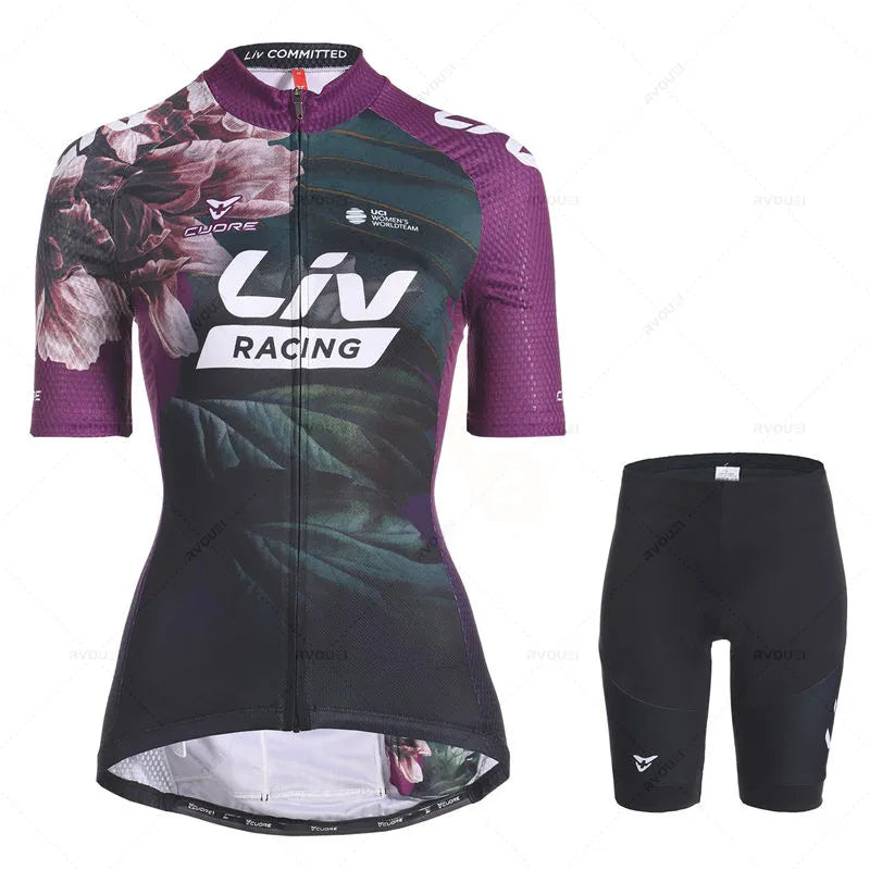 Maillot de ciclismo de verano para mujer Liv 2022, transpirable, para MTB, ropa de ciclismo de montaña, maillot, ropa de ciclismo