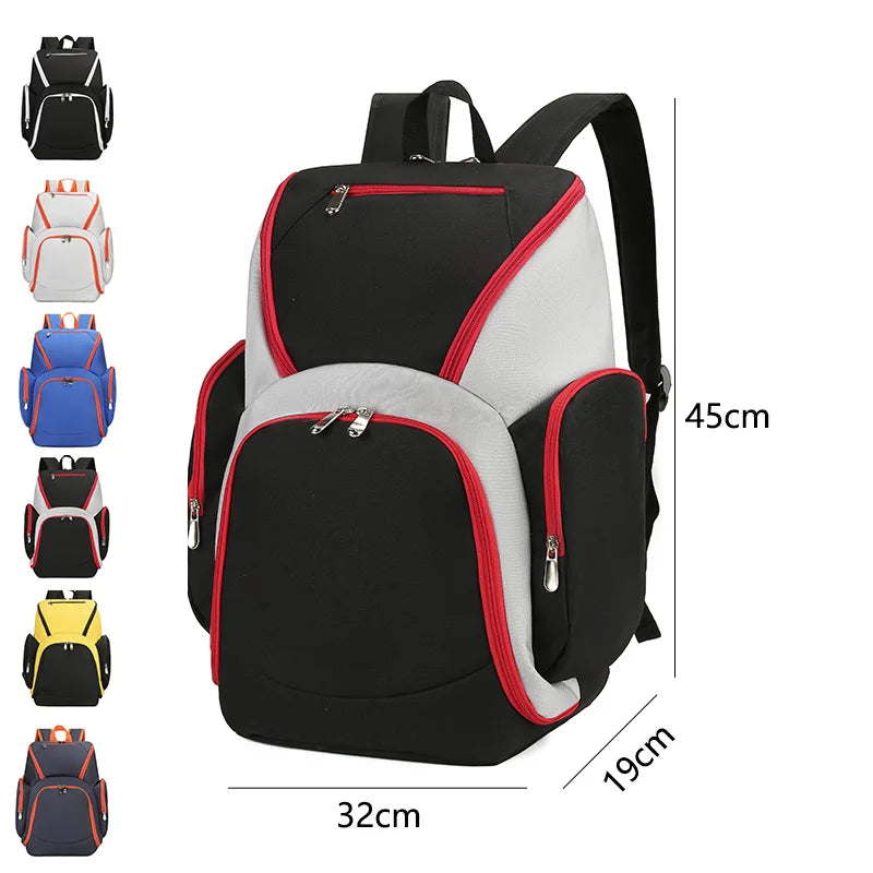 Basketball Backpack Large Capacity  Splash Proof Youth Large Sport Bag Men's Sports Training Football Bag Fashion Student Backpa