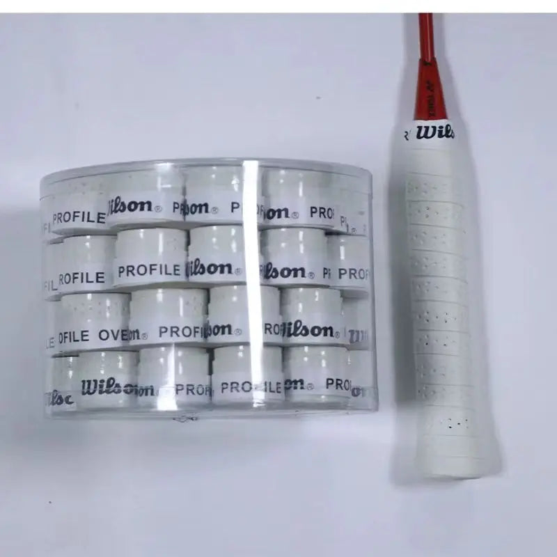 15/30/60/120PCS Wilson Tennis Overgrip PU Tennis Racket Sweat Band Absorption Grip Badminton Racket Handle Grip Tennis Griptape