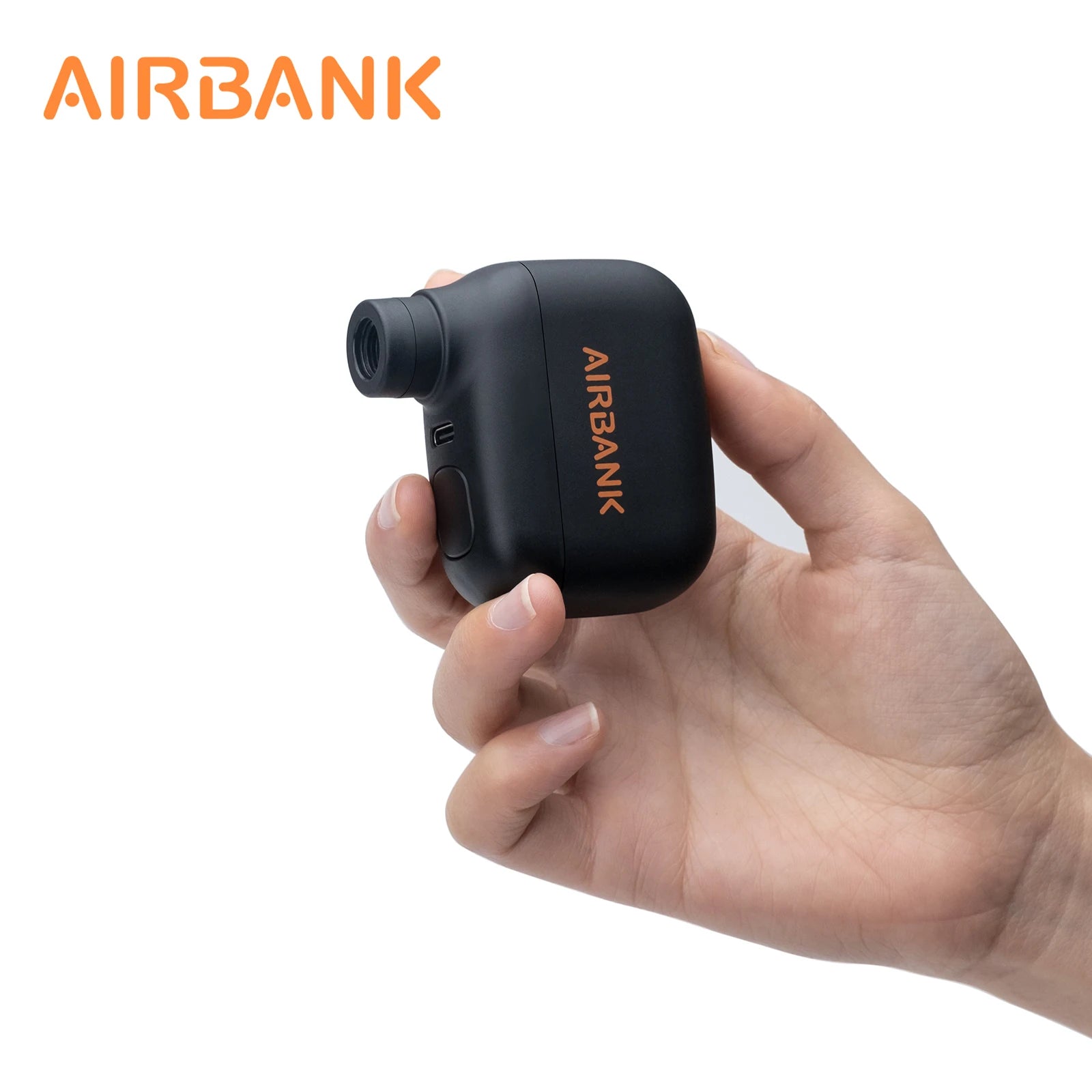 Bomba eléctrica portátil AIRBANK Pocket SE Mini para neumáticos de bicicleta, sin cable, con válvula Presta o Schrader. Accesorios para bicicleta con carga rápida.