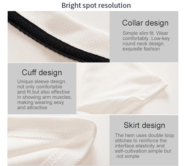 2024 Men's Fashion Breathable Tennis Sportswear Men's Sports Sweat Absorbent Padel Printed Ball Wear Men's Quick Drying T-Shirt