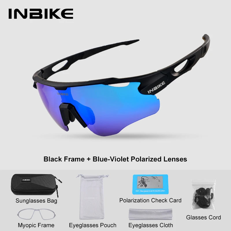 Gafas MTB Polarizadas INBIKE 2025 – UV400 para Ciclismo y Deporte Outdoor