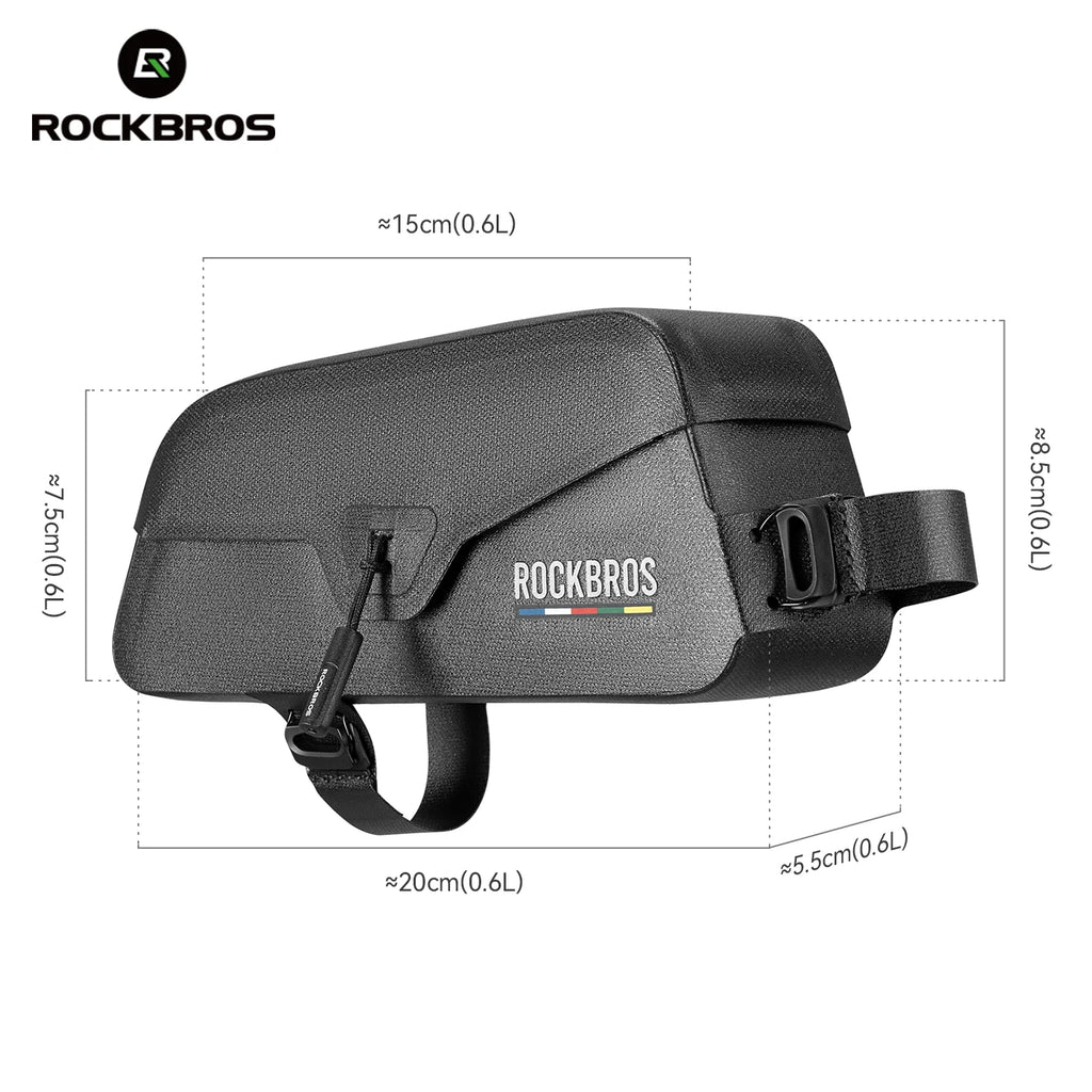 Bolsa de Tubo Superior ROCKBROS – Impermeable y Ligera para Accesorios de Bicicleta
