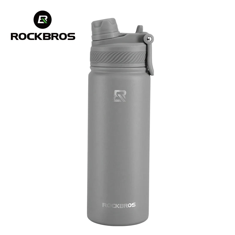 Botella Térmica ROCKBROS – Acero Inoxidable 304 para Deporte y Ciclismo