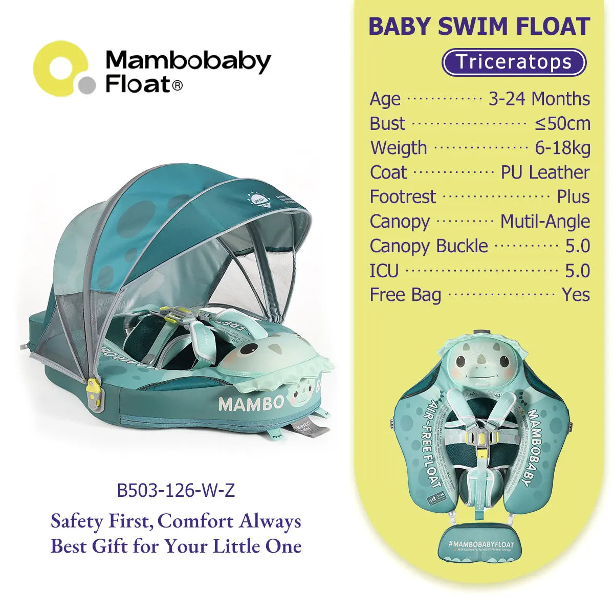 Mambobaby Baby Pool Float Vip 5 Dropshipping Blackproof Pool Mat For Infant Non-Inflatable Natation Buoy With Parasol Beach Toys