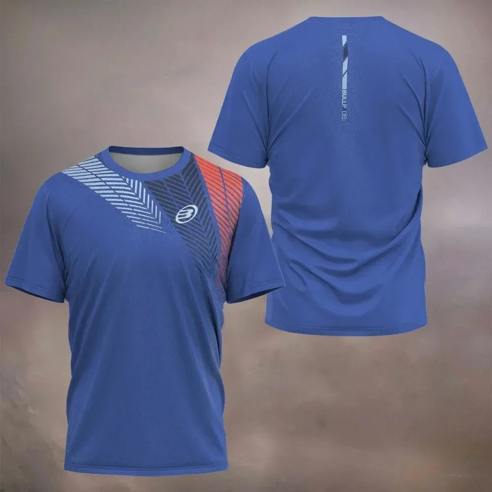 2026 New Padel Tennis Sports Jersey Men's T-Shirt Women Badminton Quick Drying Tops Summer Breathable Tees Padel Short Sleeve