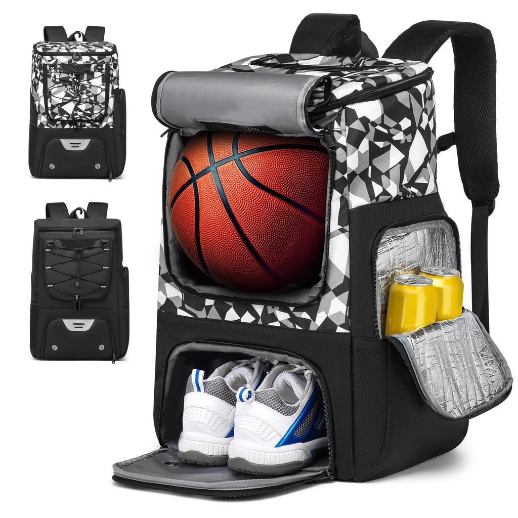 Basketball Backpack Sport Outdoor Football Volleyball Storage Bags with Separate Shoes Compartment Training Sports Backpack