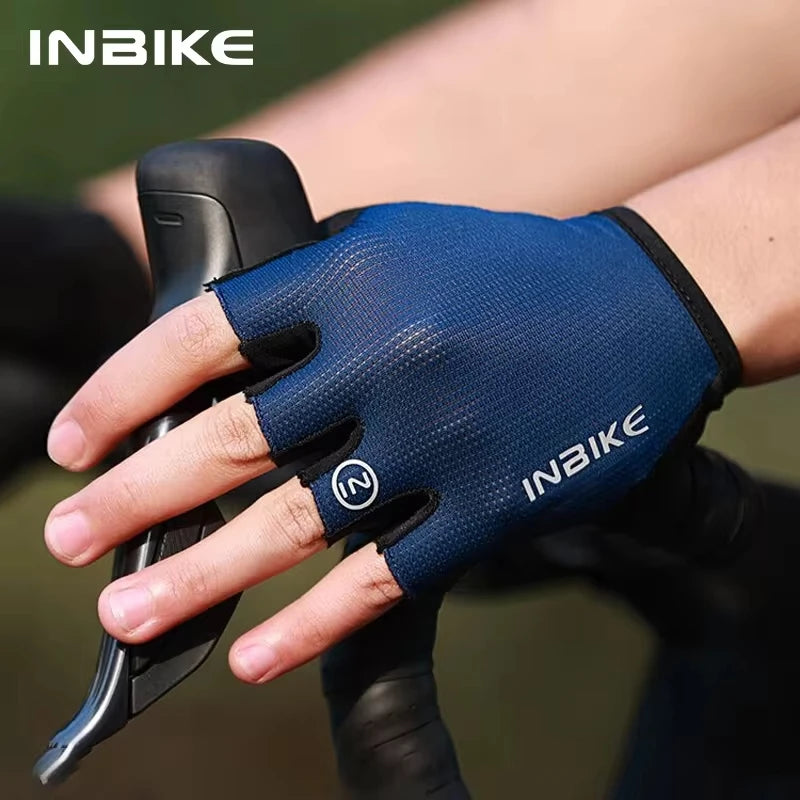 Guantes MTB INBIKE Verano – Medio Dedo con Absorción de Impactos