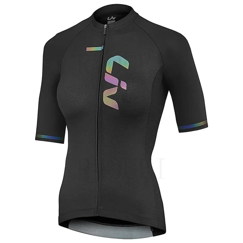 Maillot de ciclismo de verano para mujer Liv 2022, transpirable, para MTB, ropa de ciclismo de montaña, maillot, ropa de ciclismo