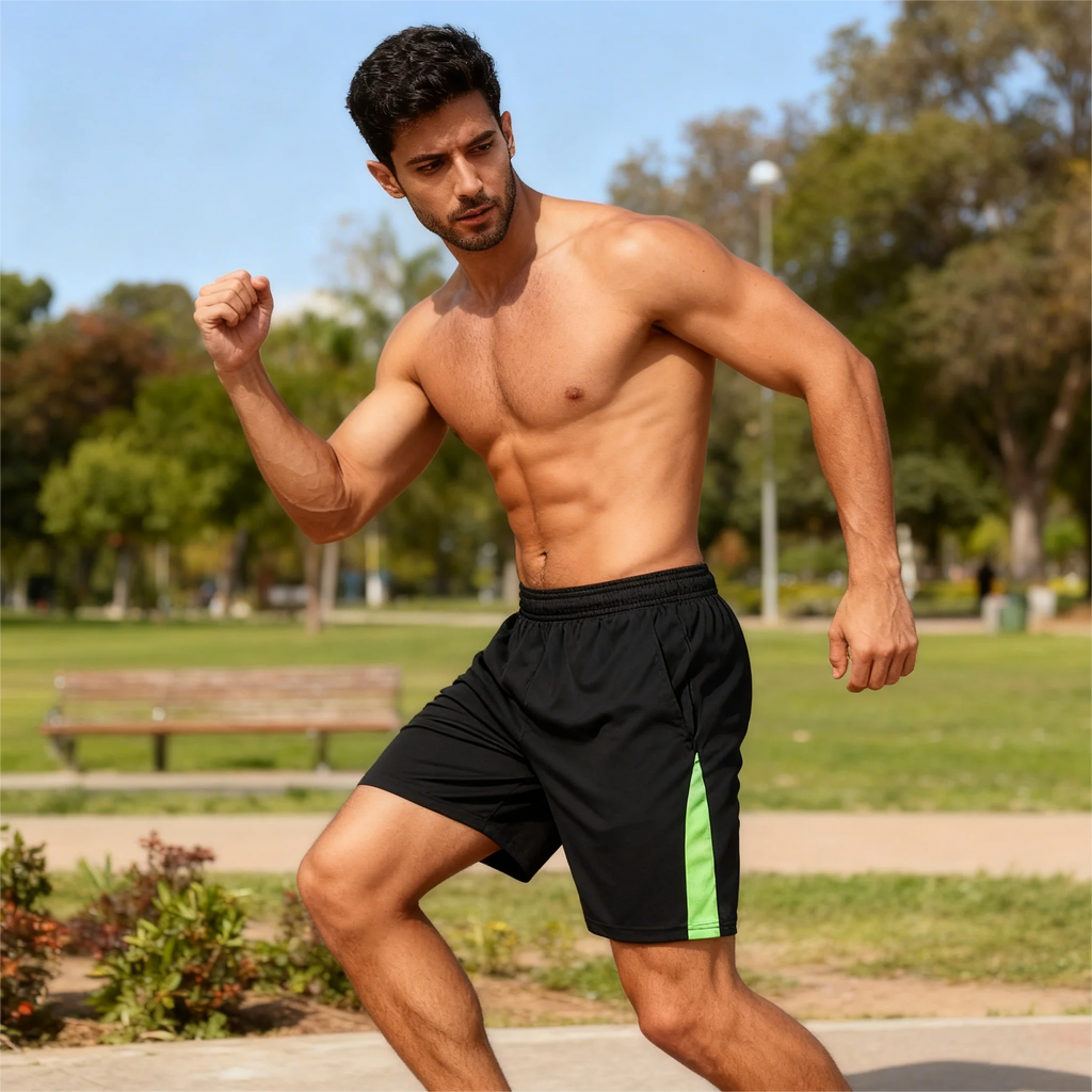 Solid Football Training Shorts Mens Summer Bottoms Running Basketball Soccer Shorts Boys Tennis Badminton Sports Shorts