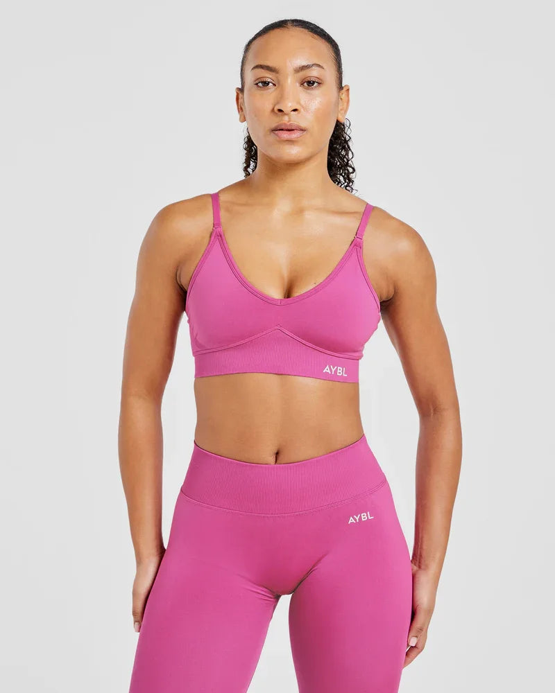 Conjunto Deportivo Yoga Mujer AYBL — Sujetador + Shorts Sin Costuras