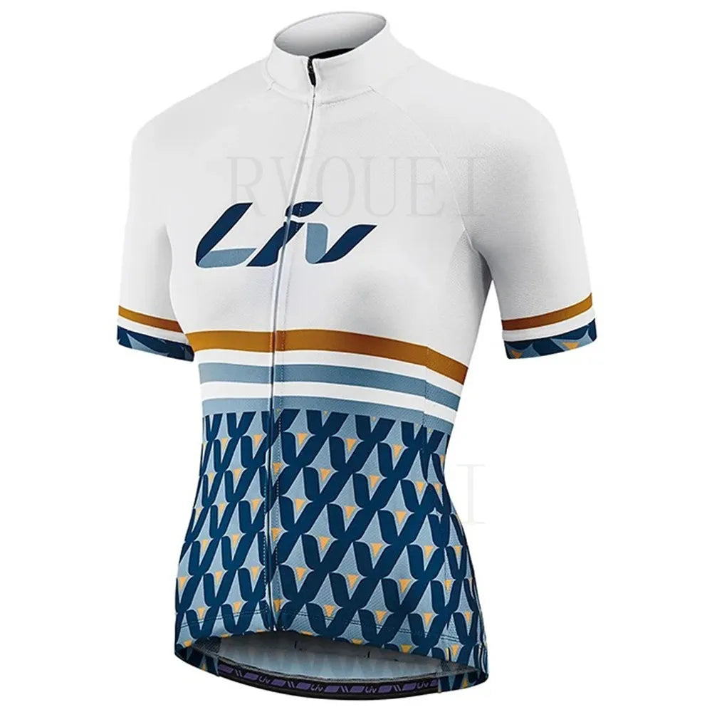 Maillot de ciclismo de verano para mujer Liv 2022, transpirable, para MTB, ropa de ciclismo de montaña, maillot, ropa de ciclismo