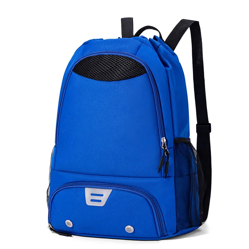21L Large Capacity Basketball Sports Backpack Waterproof Shoe Compartment Drawstring Storage Bag Men Travel Cycling Camping Bags