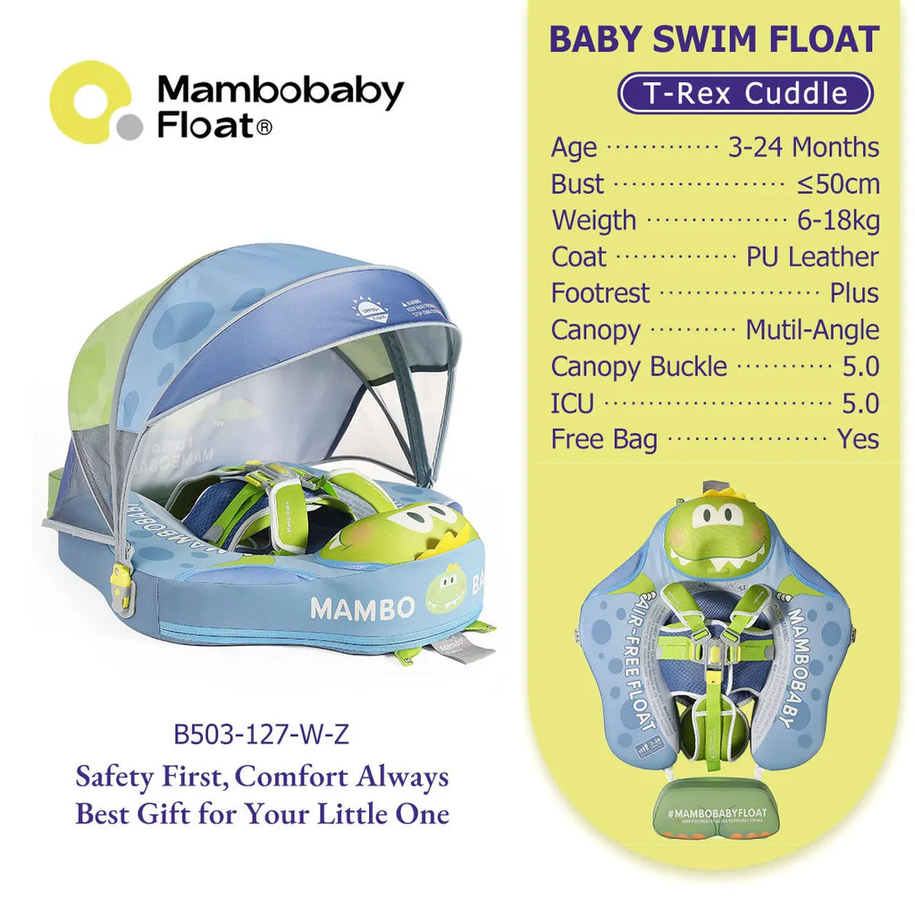 Mambobaby Baby Pool Float Vip 5 Dropshipping Blackproof Pool Mat For Infant Non-Inflatable Natation Buoy With Parasol Beach Toys