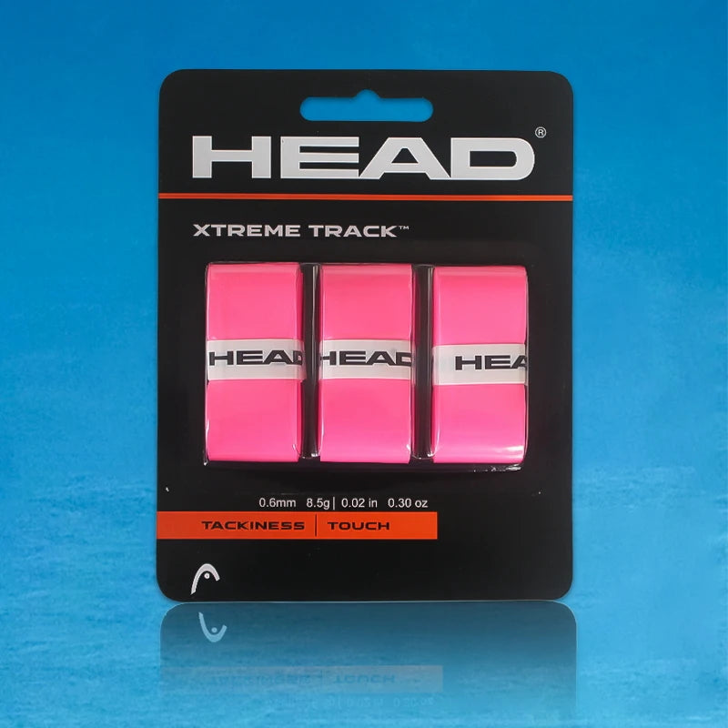 6PCS HEAD Tennis Overgrips Sweatband Absorption Grip Tennis Racket Hand Glue PU Anti-slip Racket Handle Strap Sweat Absorbent
