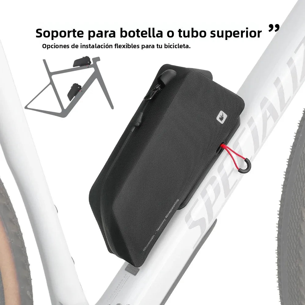 Rhinowalk  Front Top Tube Bag Waterproof Frame Bag Quick-Release Bike Accessories MTB Storage Cycling Bikepacking