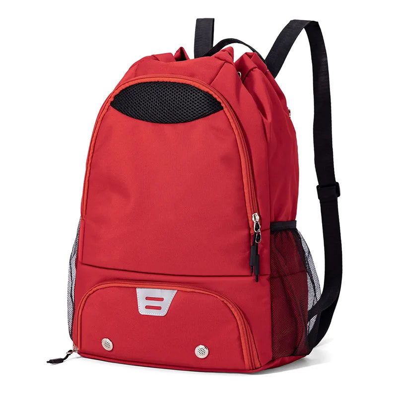 21L Large Capacity Basketball Sports Backpack Waterproof Shoe Compartment Drawstring Storage Bag Men Travel Cycling Camping Bags