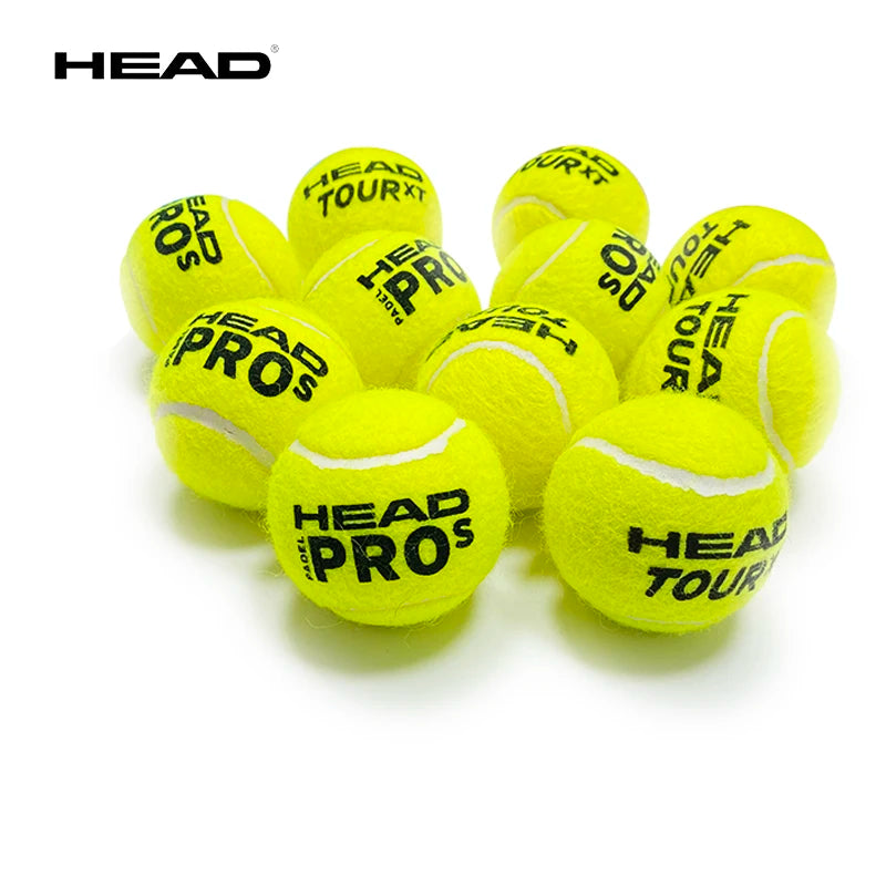 3/6/9/12 PCS HEAD Original Tennis Ball Training Balls Tenis Ball Tennis Coach Balls Trainer Pelotas Tennisballs Wool Rubber