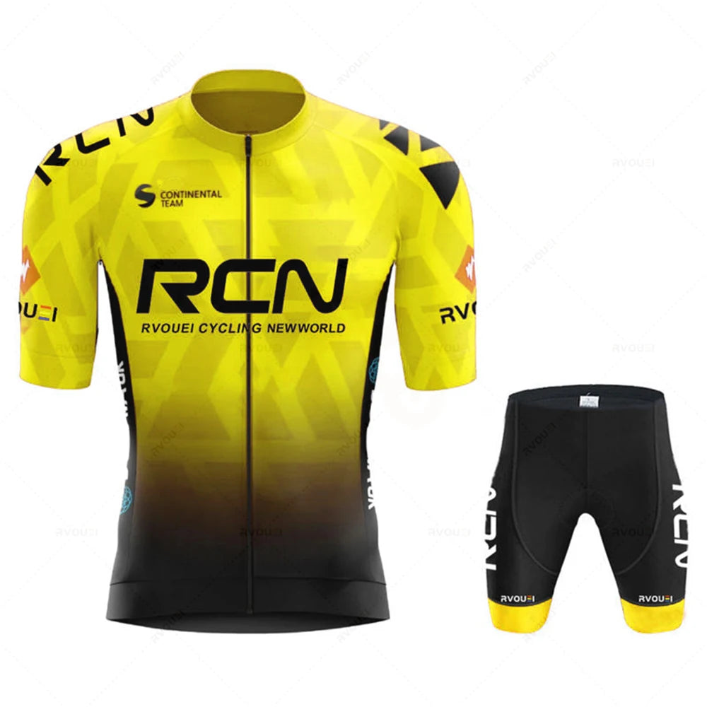 Conjunto de maillot de ciclismo Rvouei Team 2026, traje de ciclismo de carretera transpirable para verano, uniforme de ciclismo de montaña, ropa deportiva nueva.