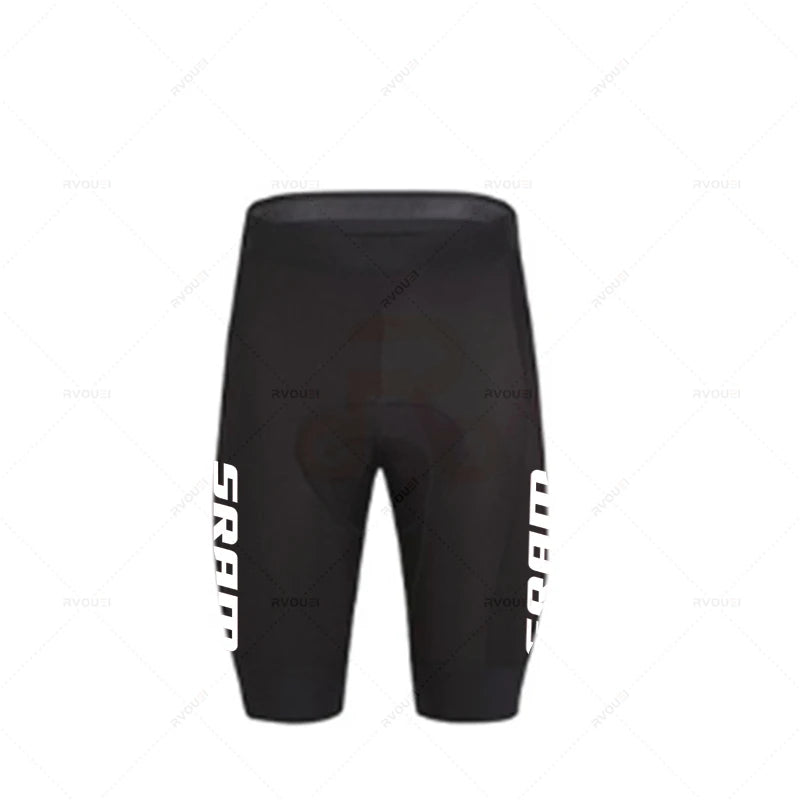Conjunto de maillot de ciclismo Sram 2023, manga corta, transpirable, para hombre, para verano, MTB, MTB, ropa de ciclismo, uniforme
