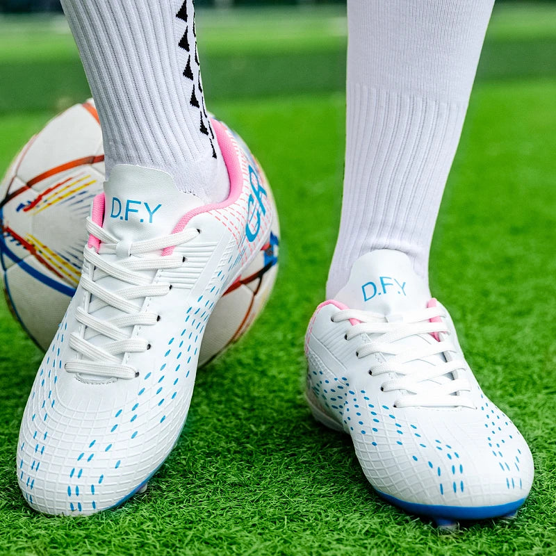 Men Professional Soccer Shoes Field Original Resistant Male Comfortable Football Shoes Long Spikes Fast Sports Football Boots