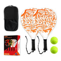 Tennis racket Best Beginner Padel Racket with EVA Softcore Lightweight Paddle for Control and Accuracy on Court for Kids Adult