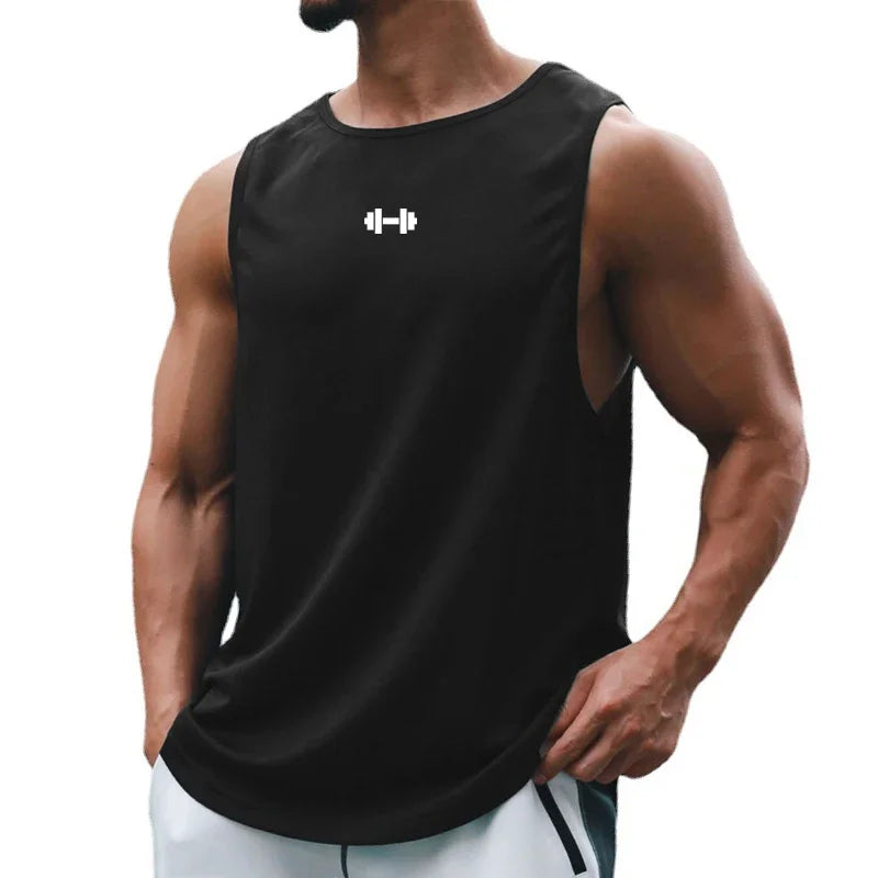 Camisetas deportivas de malla transpirables de secado rápido para gimnasio, fitness y culturismo. Camisetas sin mangas para correr, ideales para entrenamientos y actividades al aire libre.