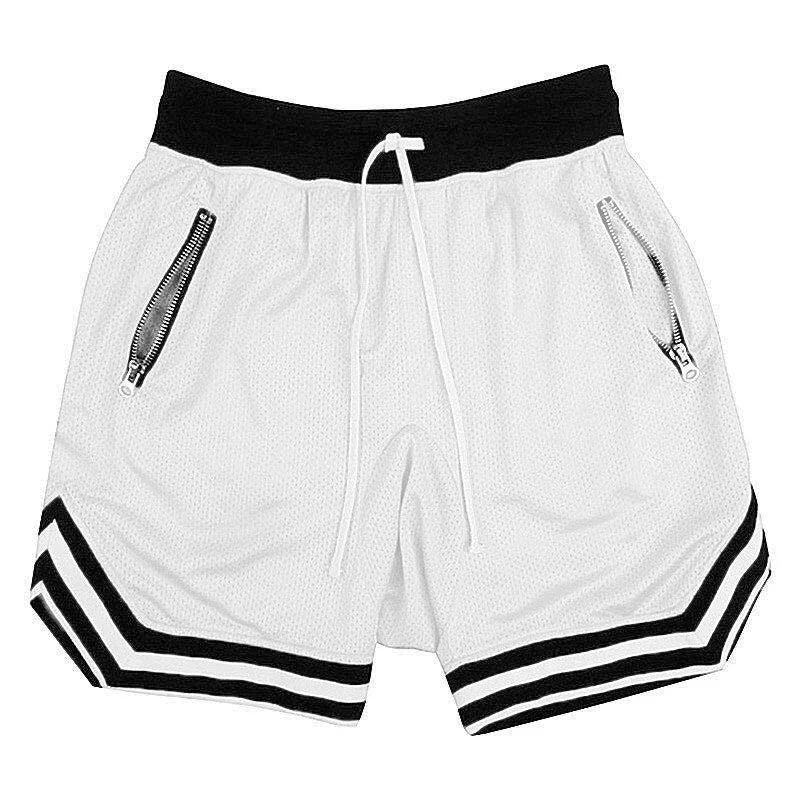 Summer Basketball Men Loose Sport Shorts Quick Drying Mesh Sports Five-point Pants Oversized Sports Shorts