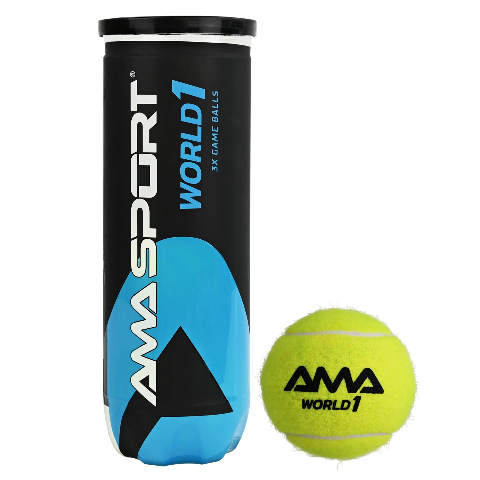 Padel Balls Pack of 3-Durable Tournament Grade Padel Balls - Optimal Bounce Padel Balls for Professional and Amateur Players