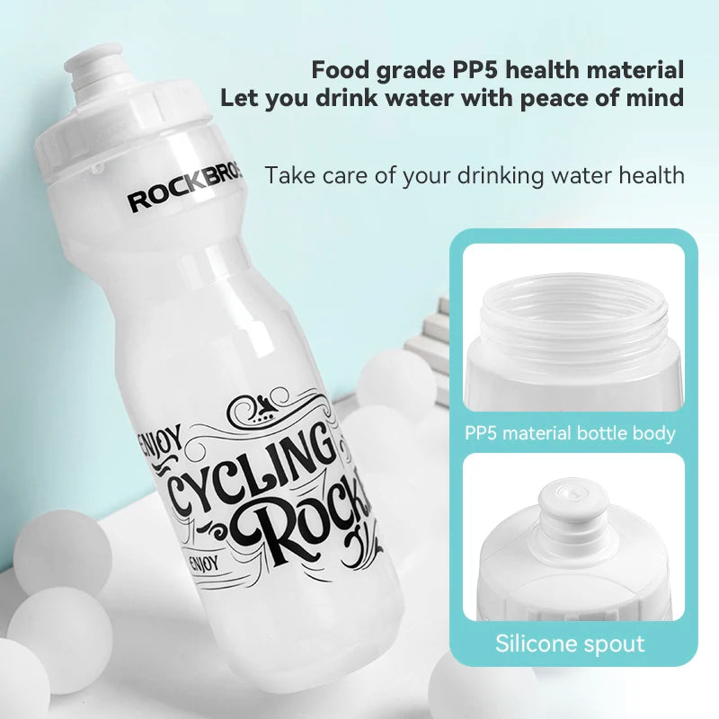 Botella de Agua ROCKBROS para Bicicleta MTB y Carretera – Gran Capacidad