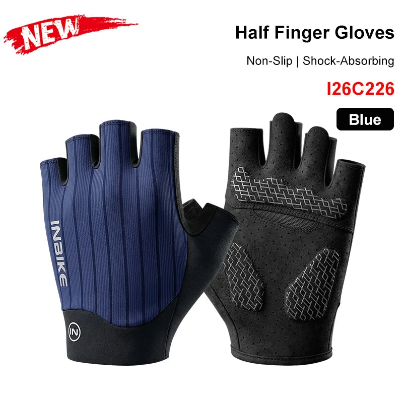 Guantes MTB INBIKE Verano – Medio Dedo con Absorción de Impactos