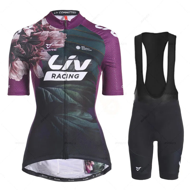 Maillot de ciclismo de verano para mujer Liv 2022, transpirable, para MTB, ropa de ciclismo de montaña, maillot, ropa de ciclismo
