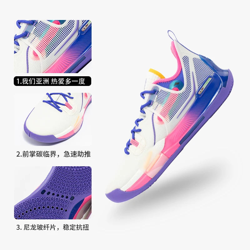 361 ° men's basketball sports shoes men's 2025 summer new anti slip and shock-absorbing combat boots sneakers