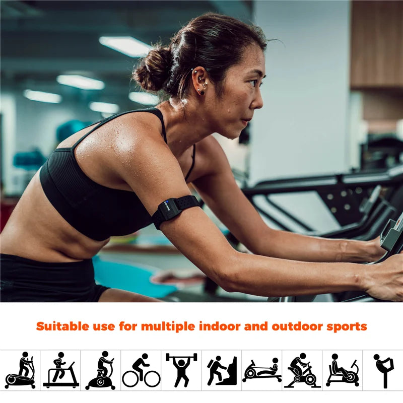 Monitor de Frecuencia Cardíaca COOSPO HW706 – Brazalete Óptico ANT+ para Ciclismo