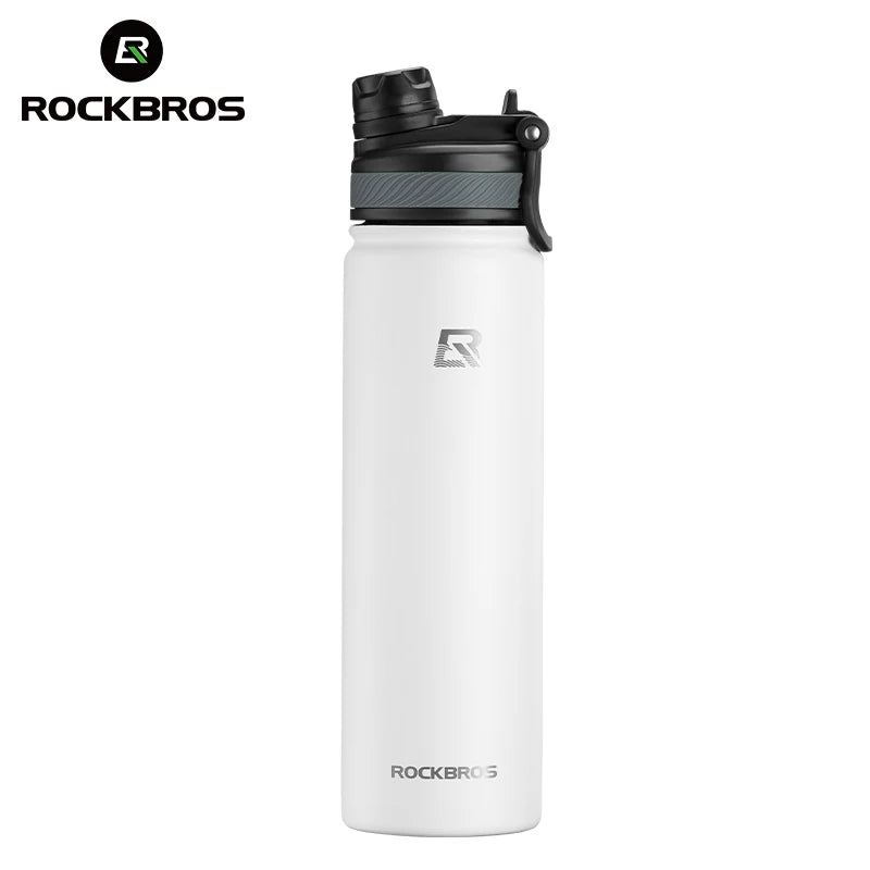 Botella Térmica ROCKBROS – Acero Inoxidable 304 para Deporte y Ciclismo