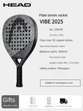HEAD 2025 NEW Tennis Padel Rackets VIBE Series Carbon Fibre Eva Memory Flex Foam Core Padel Tennis Racquets Lightweight
