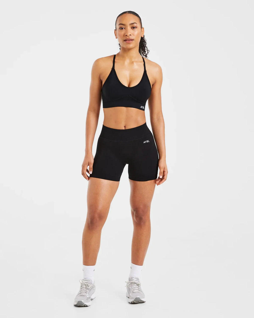 Conjunto Deportivo Yoga Mujer AYBL — Sujetador + Shorts Sin Costuras