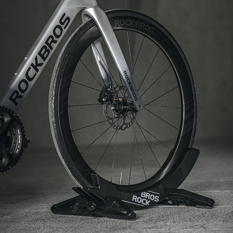 ROCKBROS Bike Stand Bicycle Parking Display Stand Adjustable for Road and Mountain Bikes Home Use
