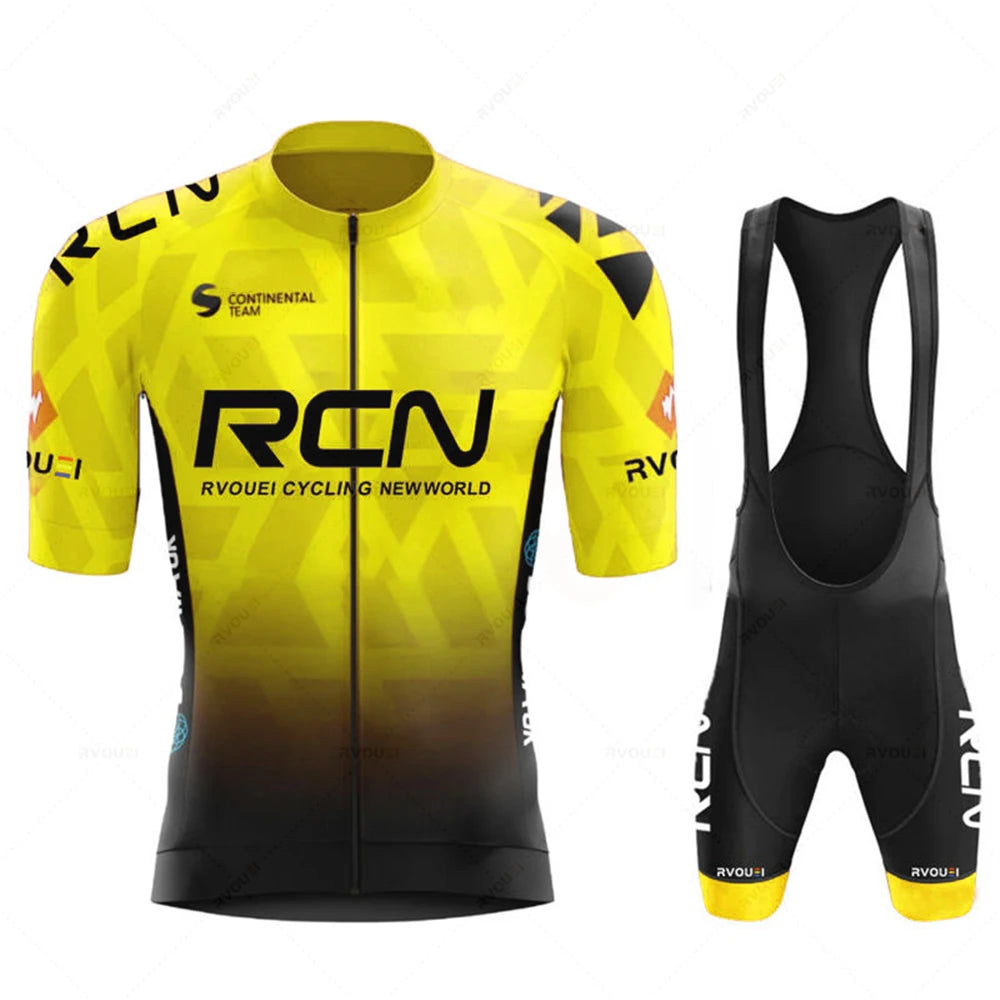 Conjunto de maillot de ciclismo Rvouei Team 2026, traje de ciclismo de carretera transpirable para verano, uniforme de ciclismo de montaña, ropa deportiva nueva.