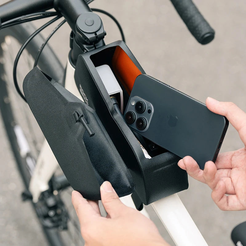 Bolsa Magnética para Bicicleta ROCKBROS – Impermeable 0.6L/0.9L para MTB y Carretera